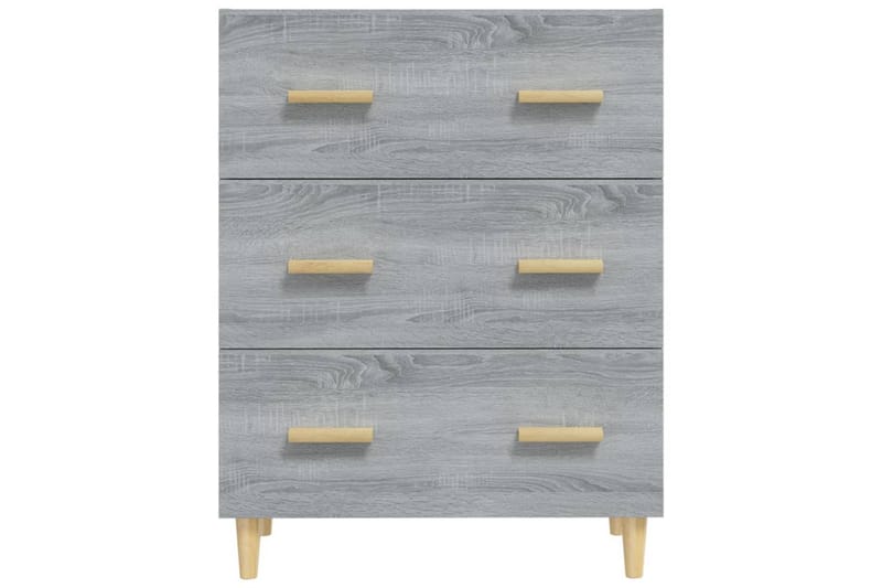 beBasic Skänk grå sonoma 70x34x90 cm konstruerat trä - Förvaring - Förvaringsmöbler - Skänkar & sideboards