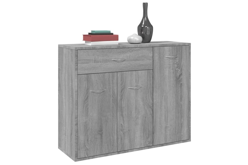 beBasic Skänk grå sonoma 88x30x70 cm konstruerat trä - Förvaring - Förvaringsmöbler - Skänkar & sideboards