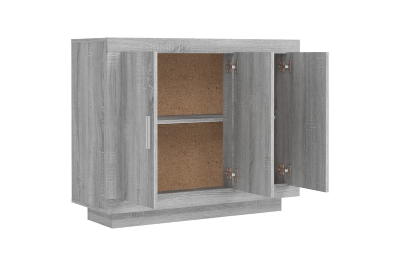 beBasic Skänk grå sonoma 92x35x75 cm konstruerat trä - Förvaring - Förvaringsmöbler - Skänkar & sideboards