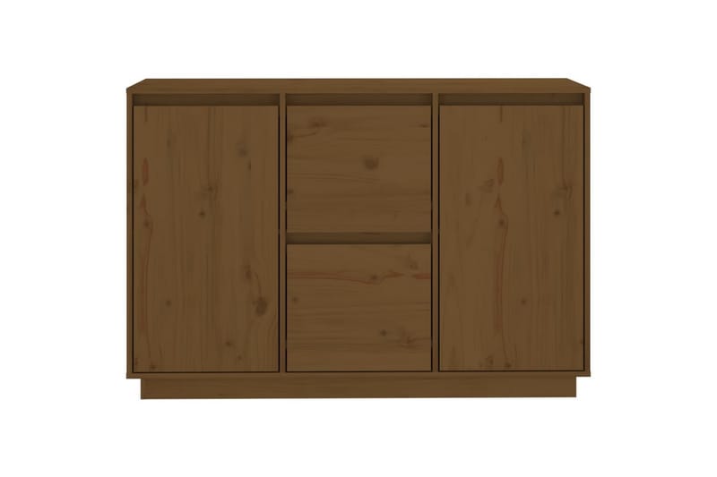 beBasic Skänk honungsbrun 111x34x75 cm massiv furu - Förvaring - Förvaringsmöbler - Skänkar & sideboards