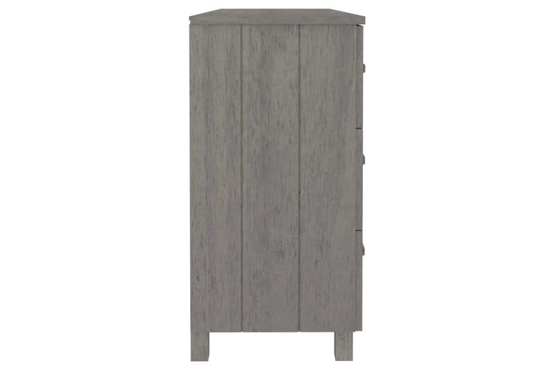 beBasic Skänk ljusgrå 113x40x80 cm massiv furu - Förvaring - Förvaringsmöbler - Skänkar & sideboards