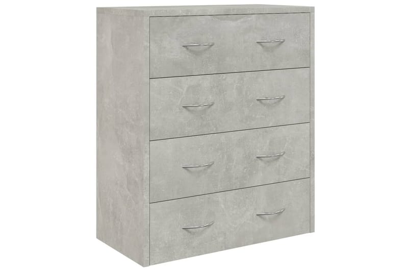 beBasic Skänk med 4 lådor 60x30,5x71 cm betonggrå - Förvaring - Förvaringsmöbler - Skänkar & sideboards