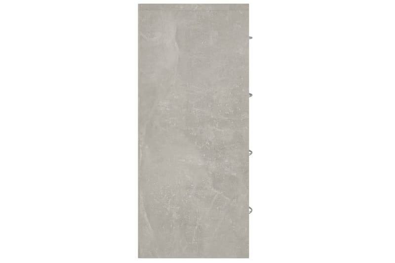 beBasic Skänk med 4 lådor 60x30,5x71 cm betonggrå - Förvaring - Förvaringsmöbler - Skänkar & sideboards