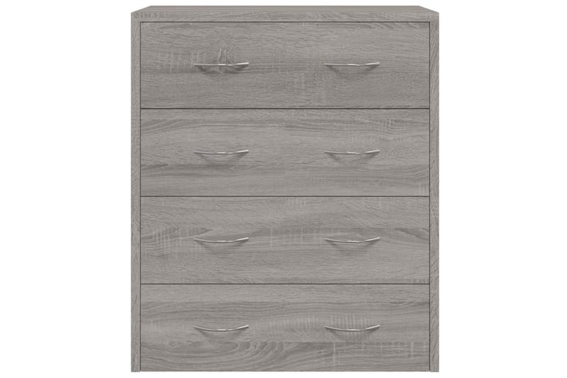 beBasic Skänk med 4 lådor 60x30,5x71 cm grå sonoma - Förvaring - Förvaringsmöbler - Skänkar & sideboards