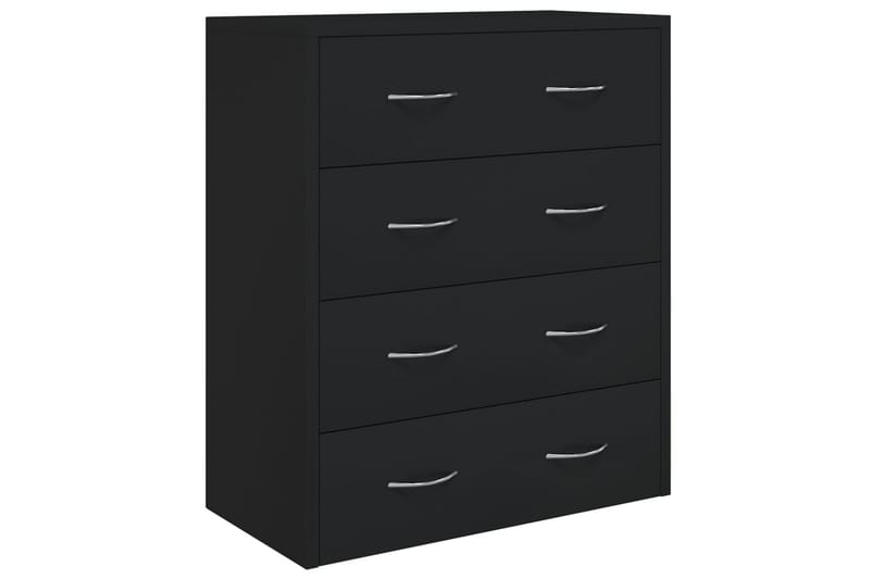 beBasic Skänk med 4 lådor 60x30,5x71 cm svart - Förvaring - Förvaringsmöbler - Skänkar & sideboards