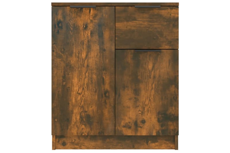 beBasic Skänk rökfärgad ek 60x30x70 cm konstruerat trä - Förvaring - Förvaringsmöbler - Skänkar & sideboards