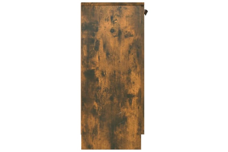 beBasic Skänk rökfärgad ek 60x30x70 cm konstruerat trä - Förvaring - Förvaringsmöbler - Skänkar & sideboards