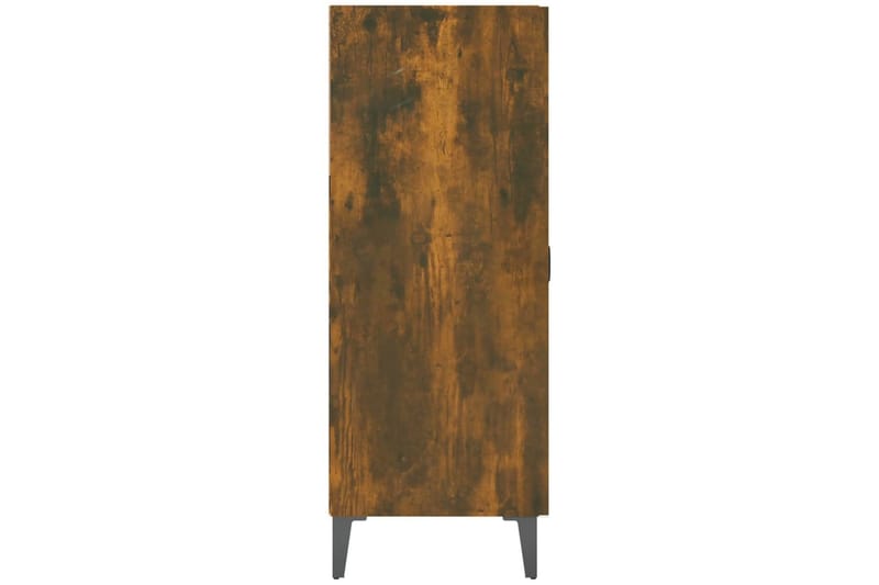 beBasic Skänk rökfärgad ek 69,5x34x90 cm konstruerat trä - Skänkar & sideboards