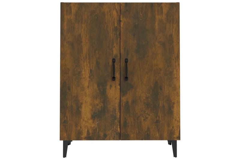 beBasic Skänk rökfärgad ek 70x34x90 cm konstruerat trä - Förvaring - Förvaringsmöbler - Skänkar & sideboards