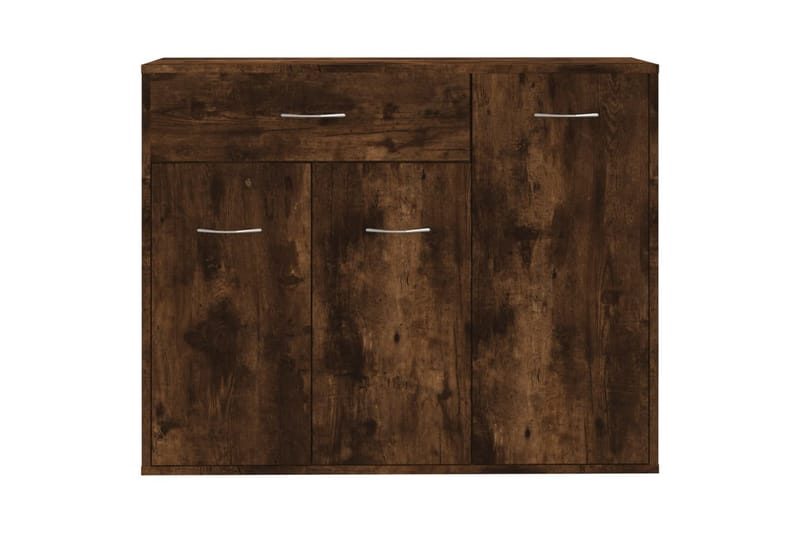 beBasic Skänk rökfärgad ek 88x30x70 cm konstruerat trä - Skänkar & sideboards