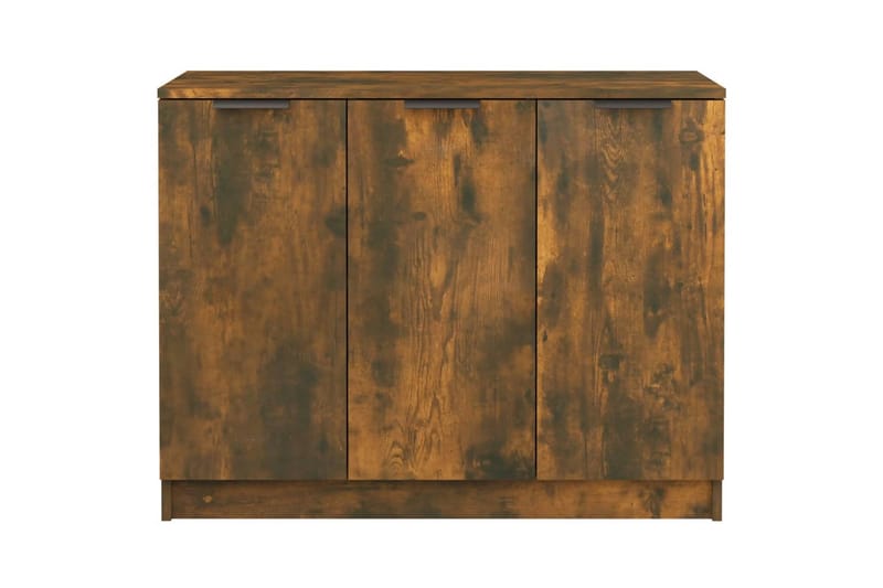 beBasic Skänk rökfärgad ek 90,5x30x70 cm konstruerat trä - Skänkar & sideboards