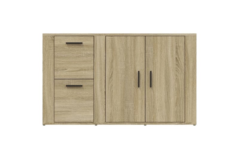 beBasic Skänk sonoma-ek 100x33x59,5 cm konstruerat trä - Förvaring - Förvaringsmöbler - Skänkar & sideboards