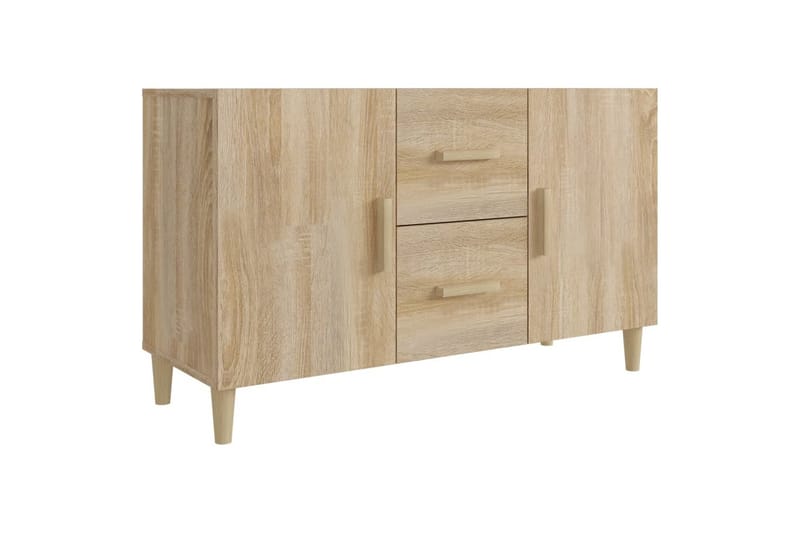 beBasic Skänk sonoma-ek 100x36x60 cm konstruerat trä - Skänkar & sideboards