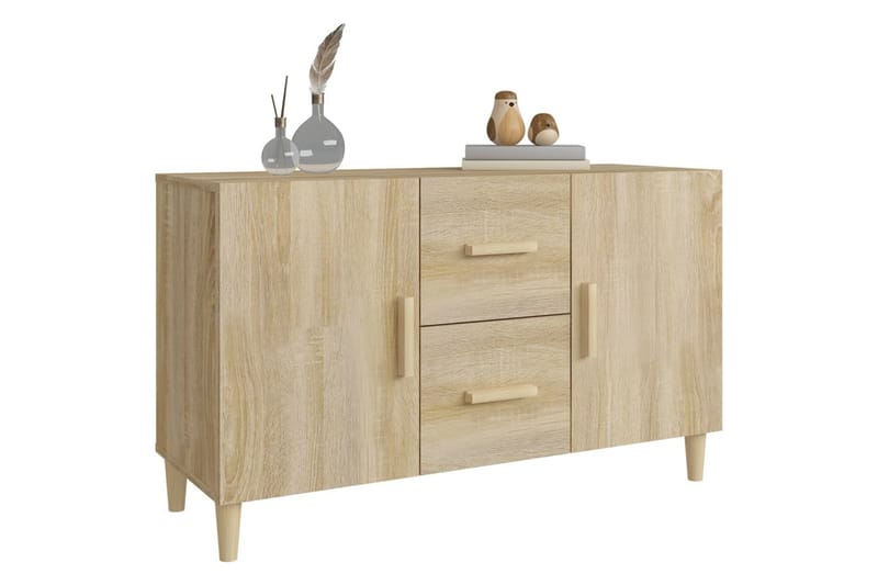 beBasic Skänk sonoma-ek 100x36x60 cm konstruerat trä - Förvaring - Förvaringsmöbler - Skänkar & sideboards
