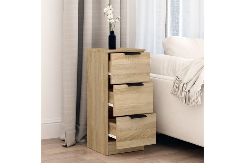 beBasic Skänk sonoma-ek 30x30x70 cm konstruerat trä - Skänkar & sideboards