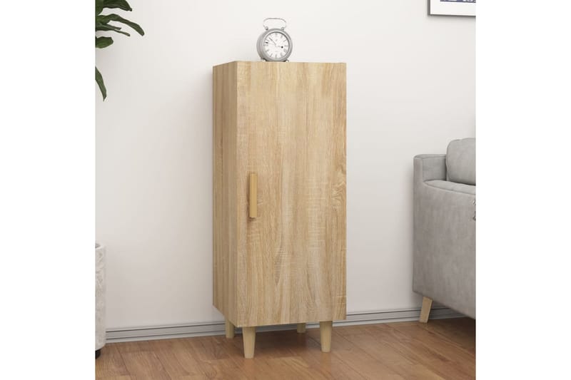 beBasic Skänk sonoma-ek 34,5x34x90 cm konstruerat trä - Förvaring - Förvaringsmöbler - Skänkar & sideboards