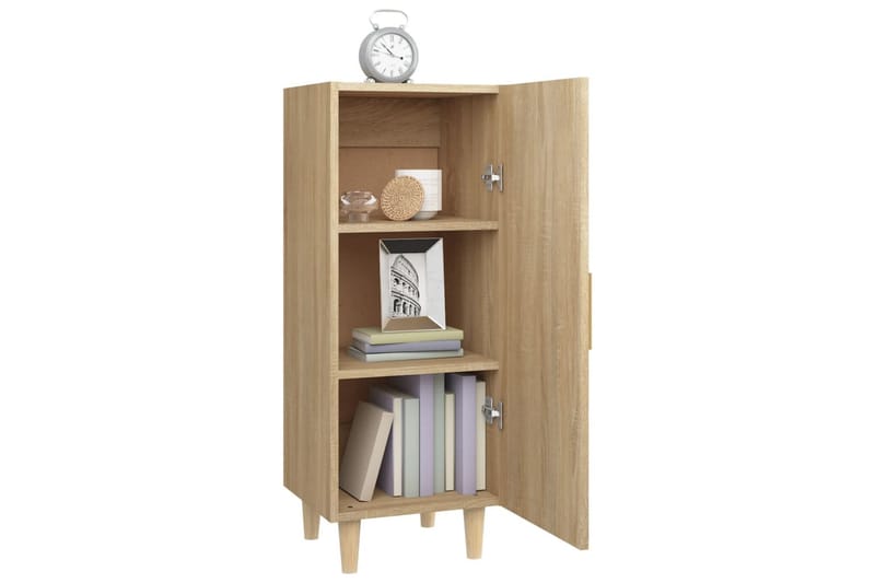 beBasic Skänk sonoma-ek 34,5x34x90 cm konstruerat trä - Förvaring - Förvaringsmöbler - Skänkar & sideboards