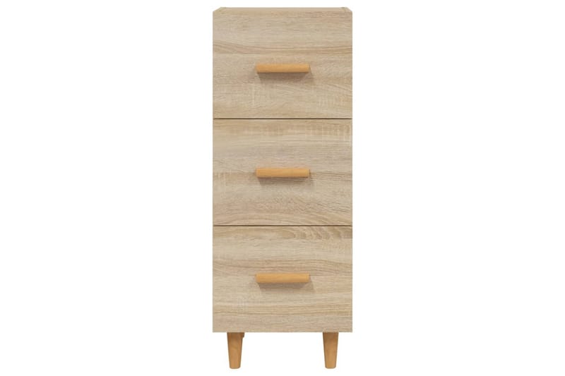 beBasic Skänk sonoma-ek 34,5x34x90 cm konstruerat trä - Skänkar & sideboards