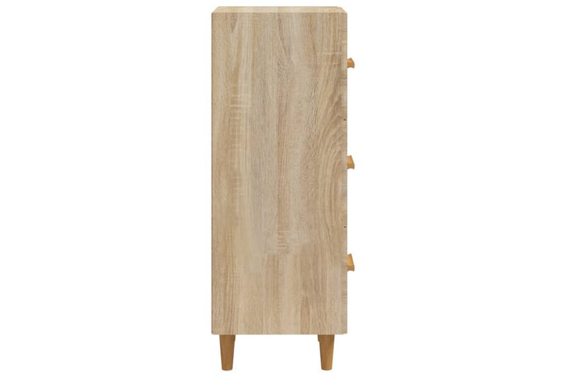 beBasic Skänk sonoma-ek 34,5x34x90 cm konstruerat trä - Skänkar & sideboards