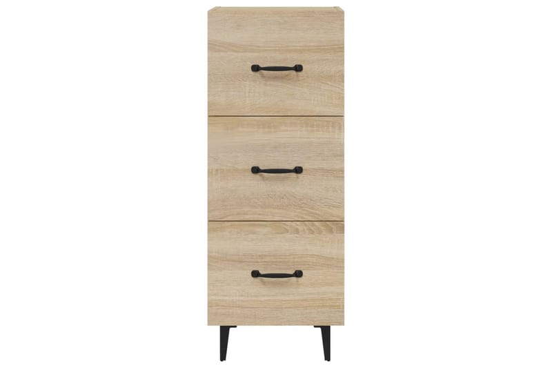 beBasic Skänk sonoma-ek 34,5x34x90 cm konstruerat trä - Skänkar & sideboards