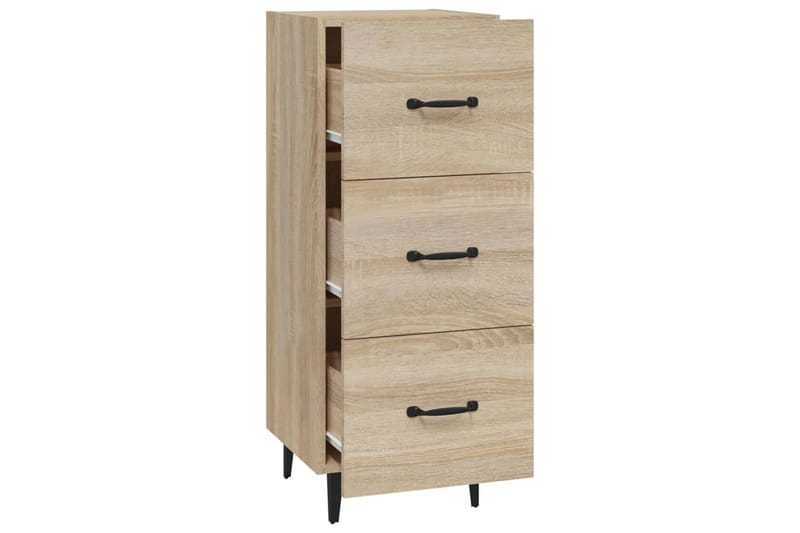 beBasic Skänk sonoma-ek 34,5x34x90 cm konstruerat trä - Skänkar & sideboards