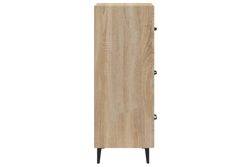 beBasic Skänk sonoma-ek 34,5x34x90 cm konstruerat trä - Skänkar & sideboards