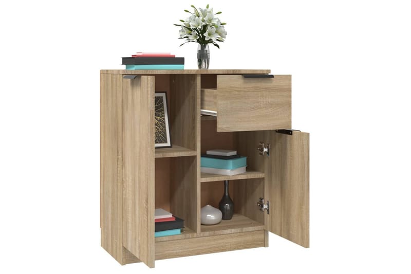 beBasic Skänk sonoma-ek 60x30x70 cm konstruerat trä - Förvaring - Förvaringsmöbler - Skänkar & sideboards