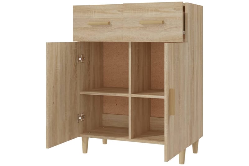 beBasic Skänk sonoma-ek 69,5x34x89 cm konstruerat trä - Förvaring - Förvaringsmöbler - Skänkar & sideboards