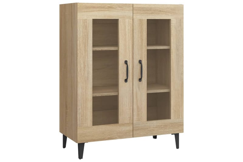 beBasic Skänk sonoma-ek 69,5x34x90 cm konstruerat trä - Förvaring - Förvaringsmöbler - Skänkar & sideboards