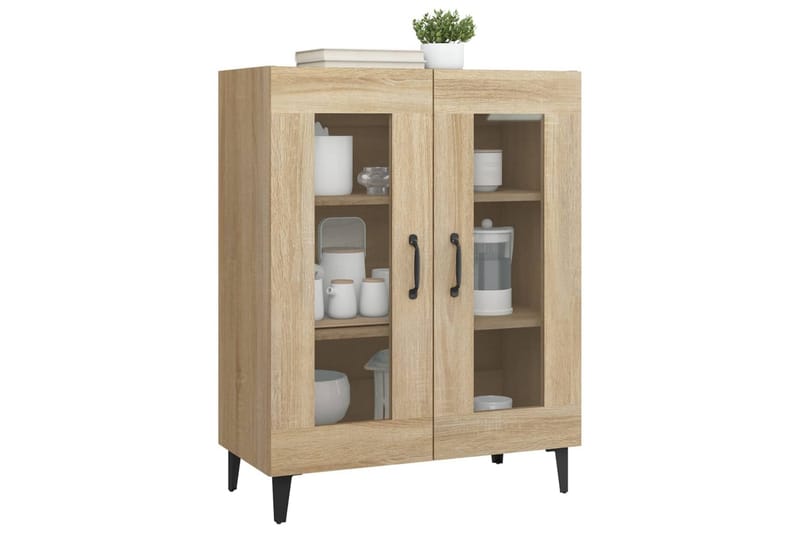 beBasic Skänk sonoma-ek 69,5x34x90 cm konstruerat trä - Förvaring - Förvaringsmöbler - Skänkar & sideboards