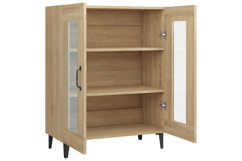 beBasic Skänk sonoma-ek 69,5x34x90 cm konstruerat trä - Förvaring - Förvaringsmöbler - Skänkar & sideboards
