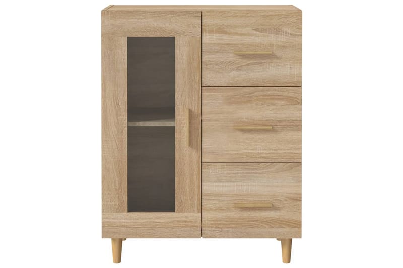 beBasic Skänk sonoma-ek 69,5x34x90 cm konstruerat trä - Förvaring - Förvaringsmöbler - Skänkar & sideboards