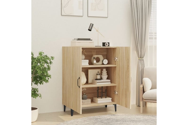 beBasic Skänk sonoma-ek 70x34x90 cm konstruerat trä - Skänkar & sideboards