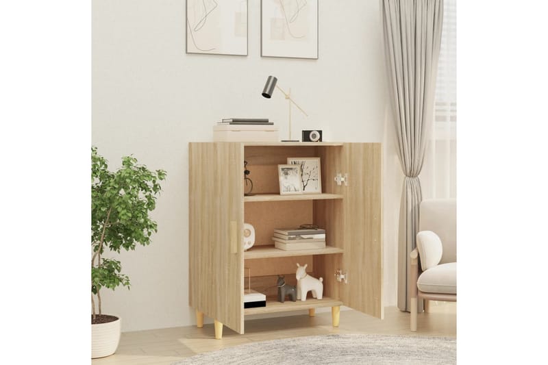 beBasic Skänk sonoma-ek 70x34x90 cm konstruerat trä - Skänkar & sideboards