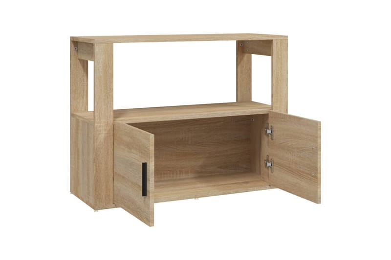 beBasic Skänk sonoma-ek 80x30x60 cm konstruerat trä - Förvaring - Förvaringsmöbler - Skänkar & sideboards