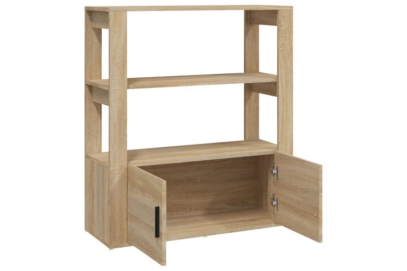 beBasic Skänk sonoma-ek 80x30x90 cm konstruerat trä - Förvaring - Förvaringsmöbler - Skänkar & sideboards