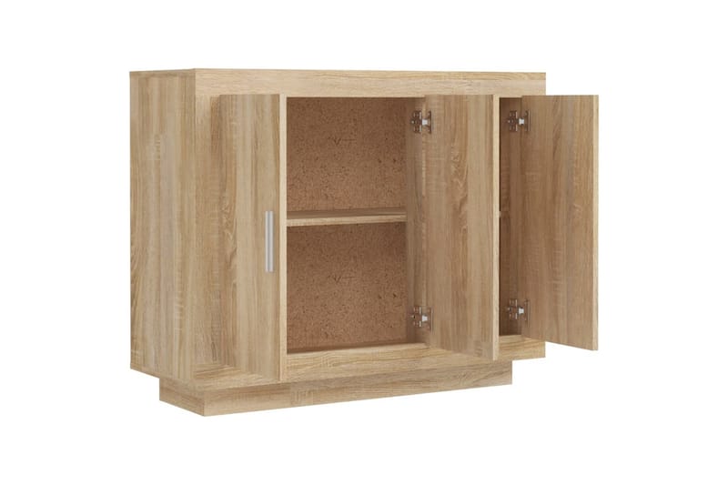 beBasic Skänk sonoma-ek 92x35x75 cm konstruerat trä - Förvaring - Förvaringsmöbler - Skänkar & sideboards