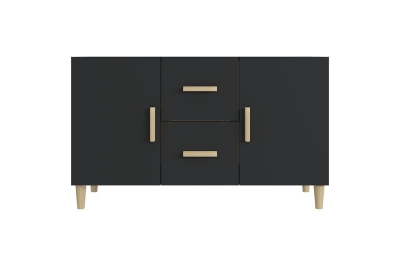 beBasic Skänk svart 100x36x60 cm konstruerat trä - Förvaring - Förvaringsmöbler - Skänkar & sideboards
