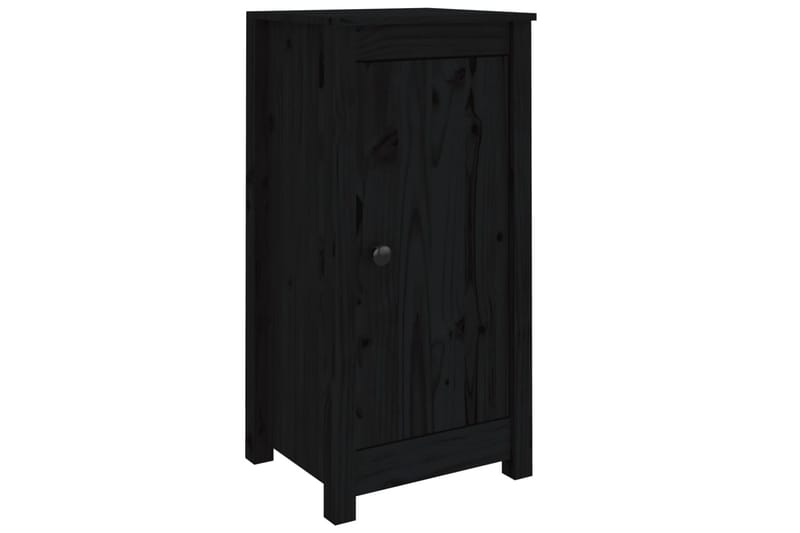 beBasic Skänk svart 2 st 40x35x80 cm massiv furu - Skänkar & sideboards