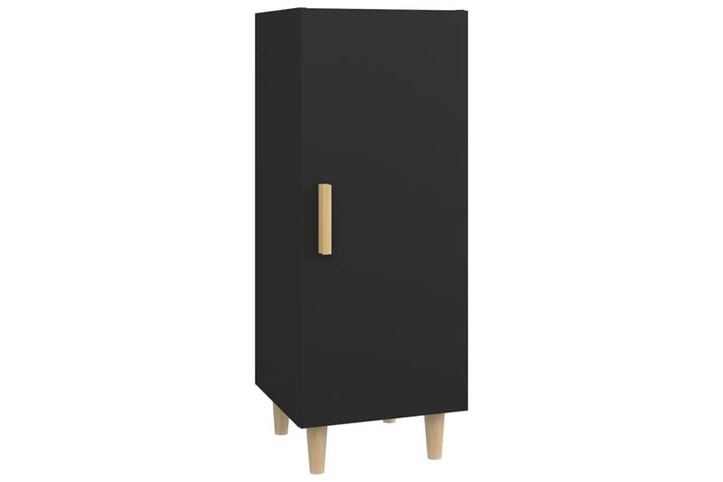 beBasic Skänk svart 34,5x34x90 cm konstruerat trä - Skänkar & sideboards