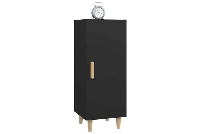 beBasic Skänk svart 34,5x34x90 cm konstruerat trä - Skänkar & sideboards