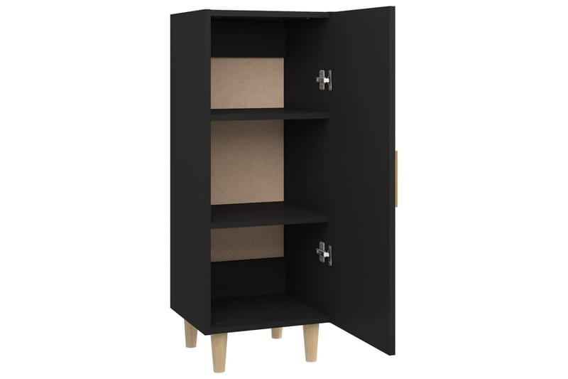 beBasic Skänk svart 34,5x34x90 cm konstruerat trä - Skänkar & sideboards