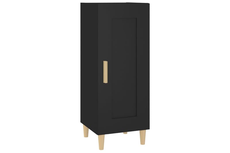 beBasic Skänk svart 34,5x34x90 cm konstruerat trä - Skänkar & sideboards