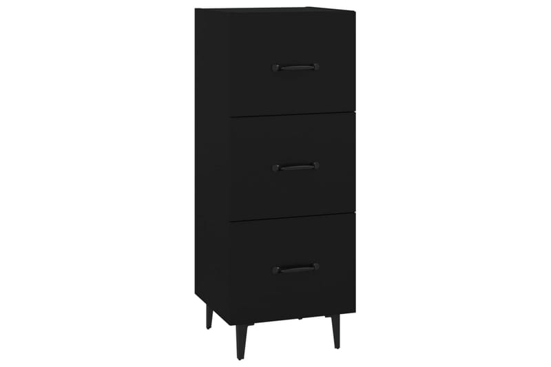 beBasic Skänk svart 34,5x34x90 cm konstruerat trä - Skänkar & sideboards