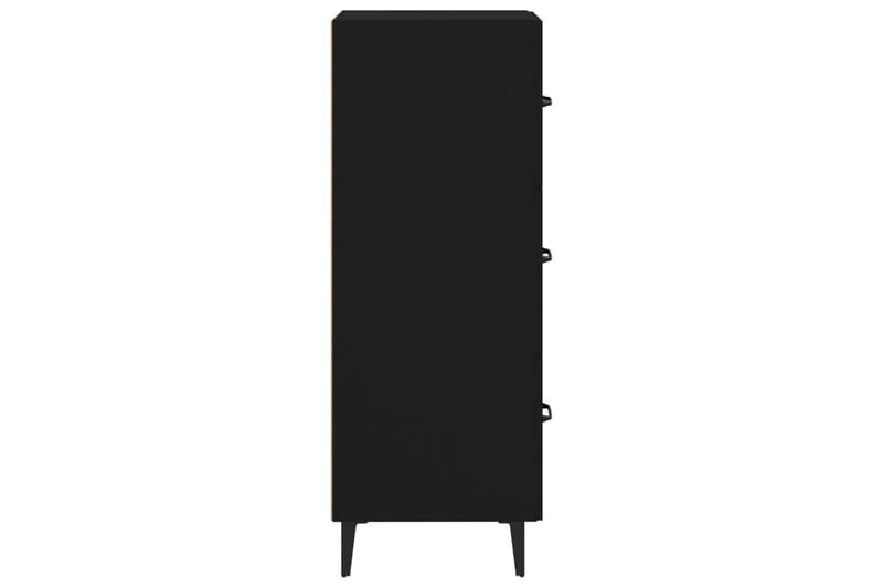 beBasic Skänk svart 34,5x34x90 cm konstruerat trä - Skänkar & sideboards