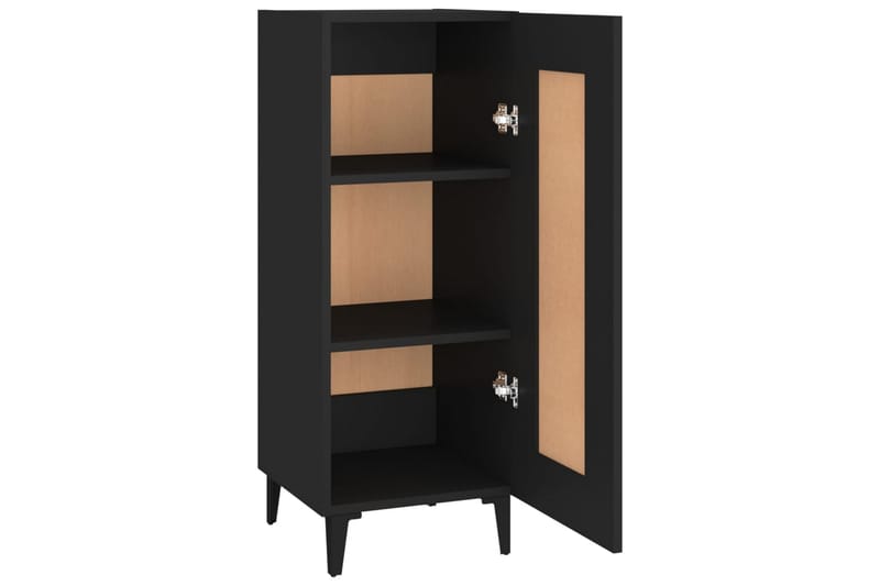 beBasic Skänk svart 34,5x34x90 cm konstruerat trä - Skänkar & sideboards