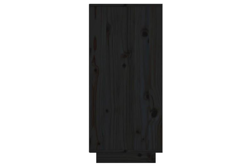 beBasic Skänk svart 60x34x75 cm massiv furu - Skänkar & sideboards
