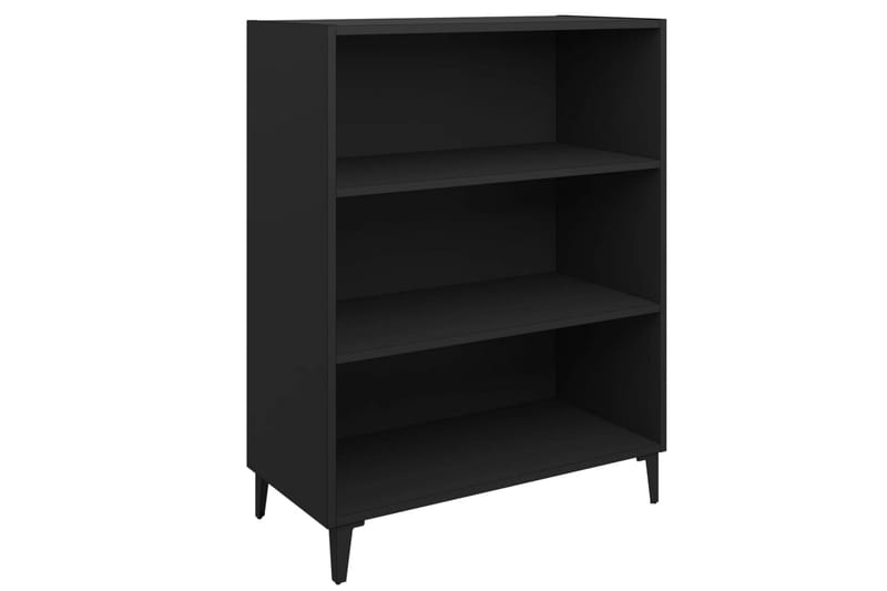 beBasic Skänk svart 69,5x32,5x90 cm konstruerat trä - Skänkar & sideboards