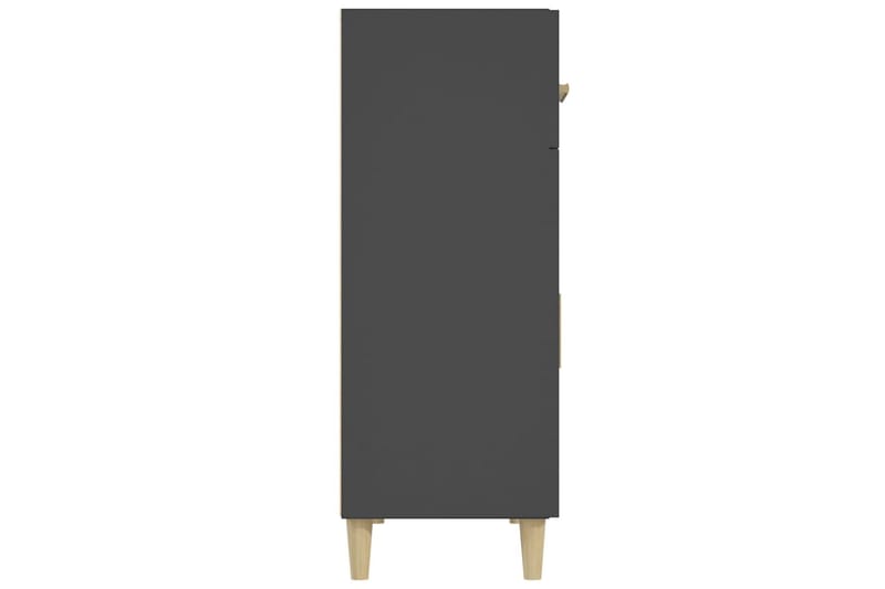 beBasic Skänk svart 69,5x34x89 cm konstruerat trä - Skänkar & sideboards