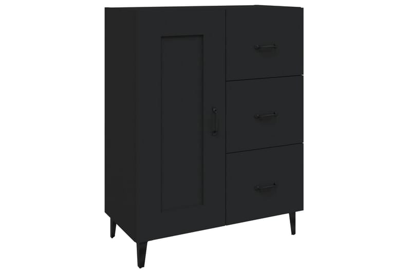 beBasic Skänk svart 69,5x34x90 cm konstruerat trä - Skänkar & sideboards